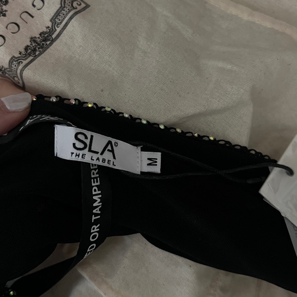 Sla the Label Freddie Diamanté Top - Picture 4 of 5